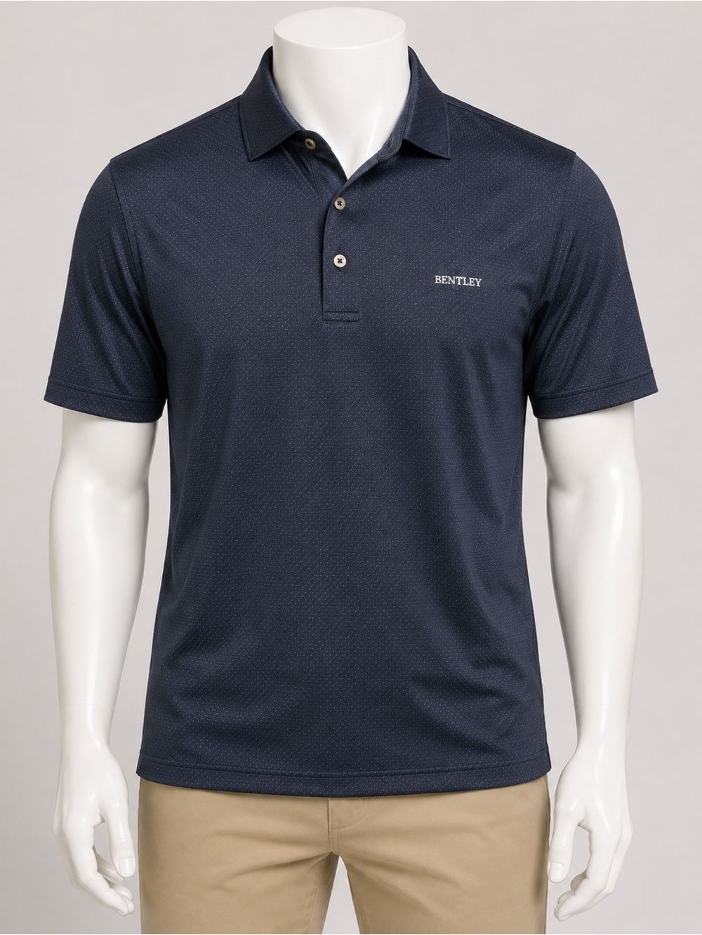 Peter Millar Navy Bentley Short-Sleeve Polo